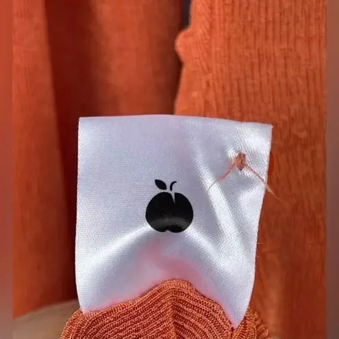 With Jean Andy Mini Dress - Maple Orange, Ruched Button-Down XS,