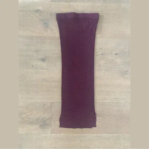 by malene birger limon metallic ribbed midi merlot skirt Size XXS