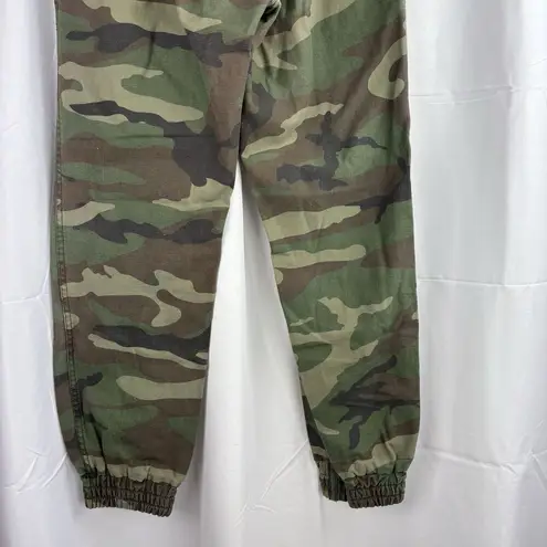 Aritzia TNA Womens Size XSmall Twin Falls Cargo Pants Green Camo Twill Jogger