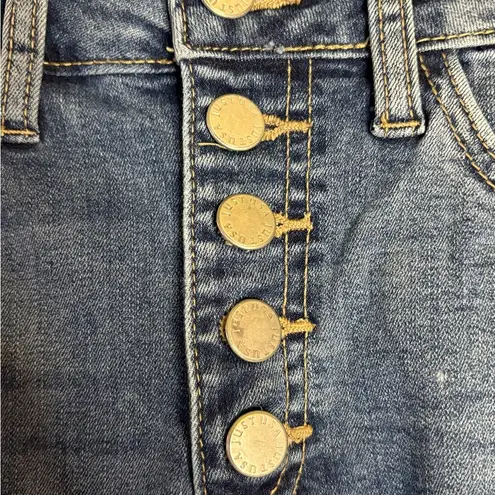 Just USA Blue Skinny Jeans Distressed Style