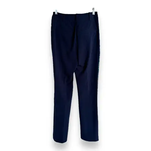 NY & Co New York Company Womens Pants Sz 2 Tall Navy Blue Dress NEW