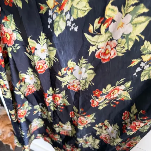 Paco Rabanne Women’s 40 Black Rose Maxi Dress Flawed Size 0