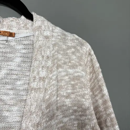 Belldini Women's Pink & White Marled Cozycore Romantic Cardigan