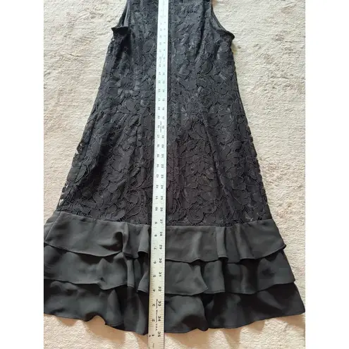 Julia Jordan Dress Womens Lace Mini A Line Stretch Whimsigoth Fairy A Line Sz 4 - Image 7