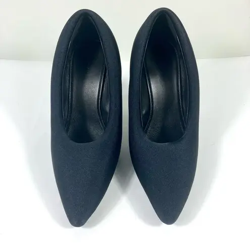 Balenciaga XL Padded Satin Chunky Pumps Black Size 40.5 EU
