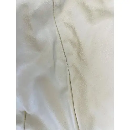 LAMARQUE x REVOLVE Aricia Leather Skirt in Beige 4 New Mini Tan