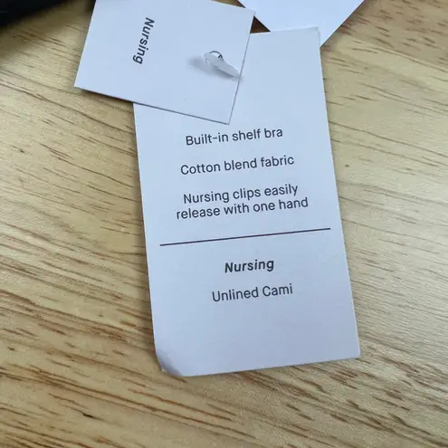 Auden Women's Black Unlined Nursing Cami With Nursing Clips