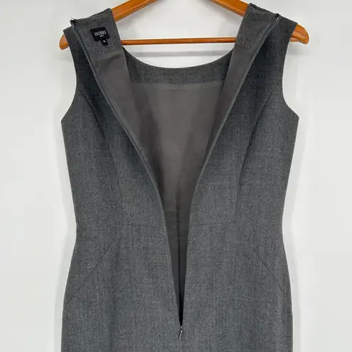 HOBBS LONDON Wool Dress Womens 6 Corpcore Office Professional Business Event Gray