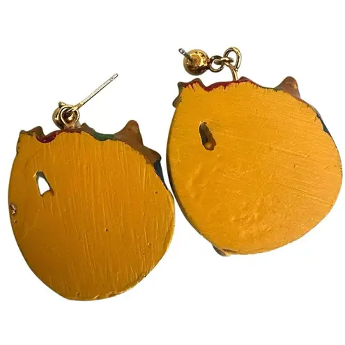 Vintage Christmas Teddy Bear Earrings