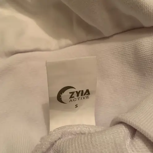 Zyia  Active Sweatshirt Full Zip White Women’s Small