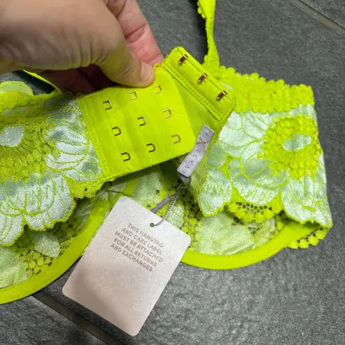 Savage X Fenty Perfect Poppies Set of 2 Unlined Lace Demi Bras 36DD Romantic Pink Size undefined