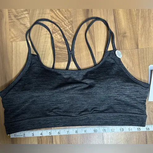 Gaiam ✨NWT✨ Women's Charcoal Sports Bra ~ Size XL