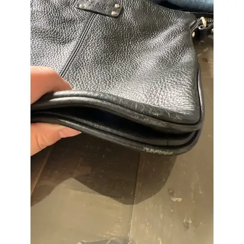 Pelle Studio Black Leather Crossbody Purse