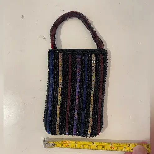 Elegant Multicolor Y2K Sequin Beaded Women's Case for Cellphones Black