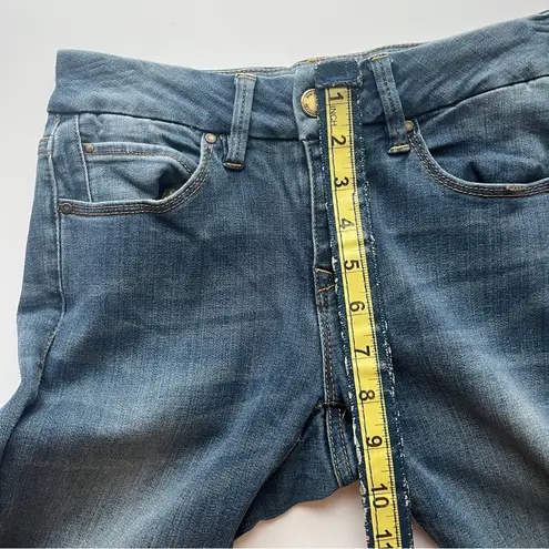 The Limited Dark Blue Distressed Ankle Jeans