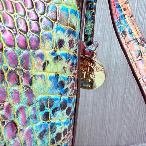 Brahmin  rainbow fish Katie cross body shoulder bag purse rainbow rare