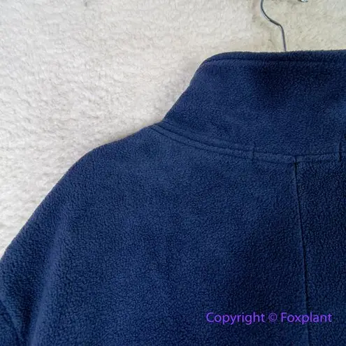 Woman Within Women's Plus Size Fleece Swing Funnel-Neck Coat blue , size 4X