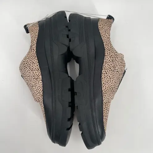 Linea Paolo Shoes Size 9 Roselle 2 Genuine Calf Hair Leather Animal Print SlipOn