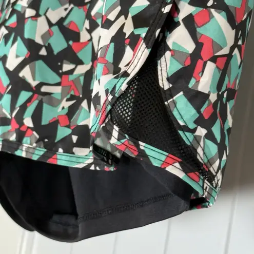 Be inspired Women Abstract Athletic Plus Size Skort Shorts Workout Tennis Sz L #