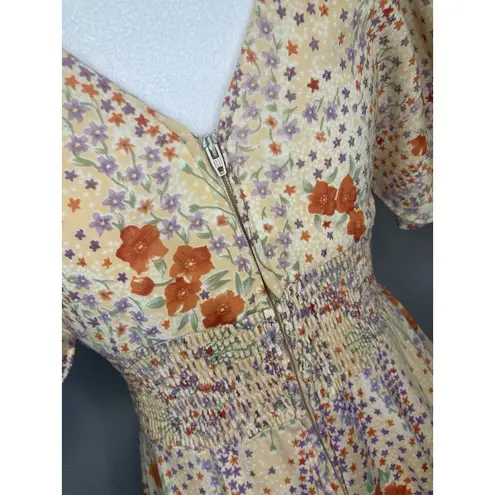 Vintage Sears 70s Dress Small Floral A