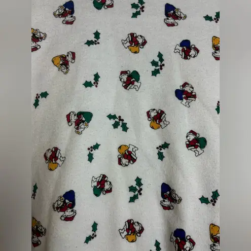 Vintage American Weekend Woman Plus Size Christmas Bears Layering Tee Size 1X White