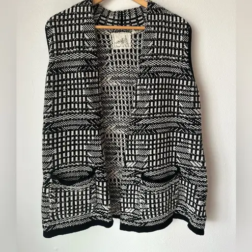 Anthropologie Angel of the North Open Front Sweater Vest