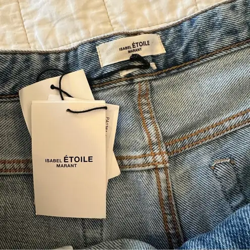 Isabel Marant  Étoile Neaj Jeans Size 40 8 Ice Blue NEW