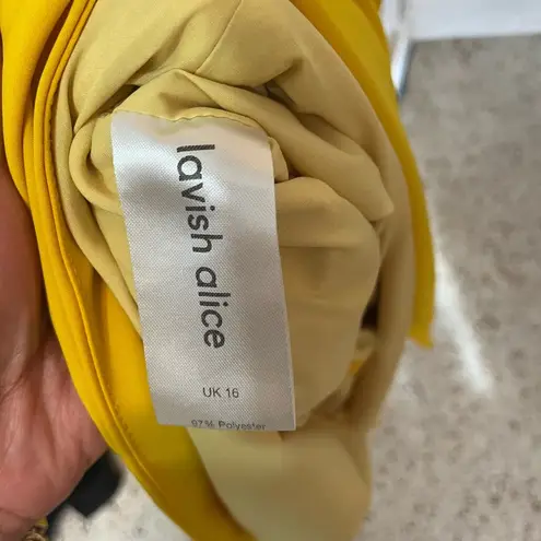 Lavish Lice Lavish Alice Cowl neck midi wrap dress 12