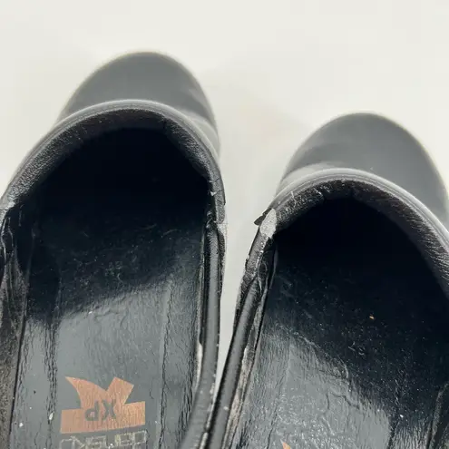 Dansko black women clog slip on shoes professional nurse comfort flaws 6.5 - 7