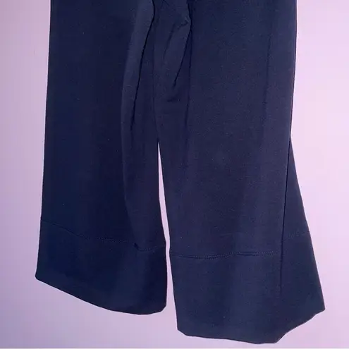 Quince Size XS Modal Sweatpants Wide Leg Crop Navy Pull On