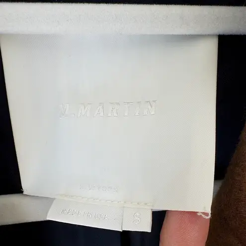 M. Martin New York Camel Wool Blend Button Front Coat, Size S, Made in USA Brown - Image 4