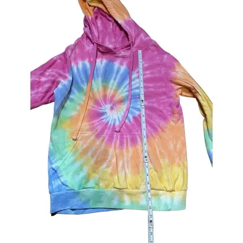 Just Love womens tie dye hoodie sz S hippie boho