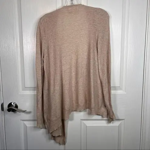 Zadig & Voltaire Beige Lightweight Open Front Cardigan Sweater