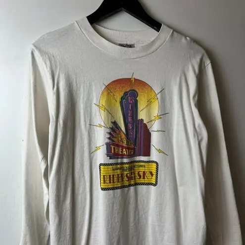 Vintage 90s Riders in the Sky T Shirt White Medium M USA Graphic Tee 100% Cotton