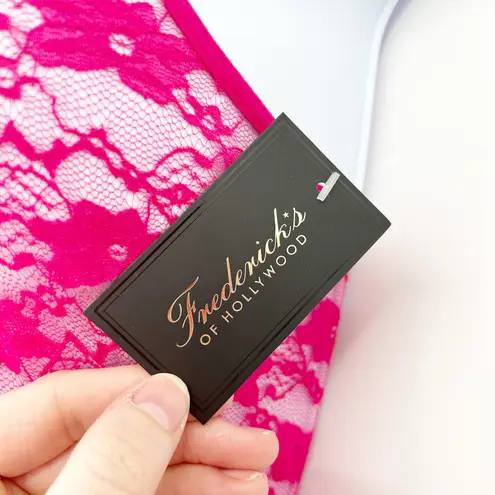 Frederick's of Hollywood NWT Margarita Floral Sheer Lace Teddy Lingerie Size S