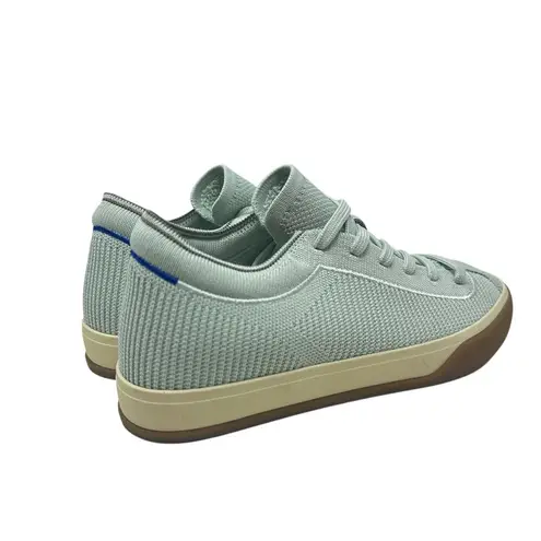 Rothy's The Lace Up Sneaker Shoes Knit Spearmint Light Green Size US 7