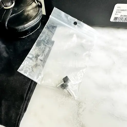 Saint Laurent Nina Cage Sandals Size 38.5 Calfskin Black w/Box Dustbag 316198