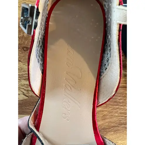 Dream Walkers Kusama Red 37 Women's Flats Handmade in Spain Size 6