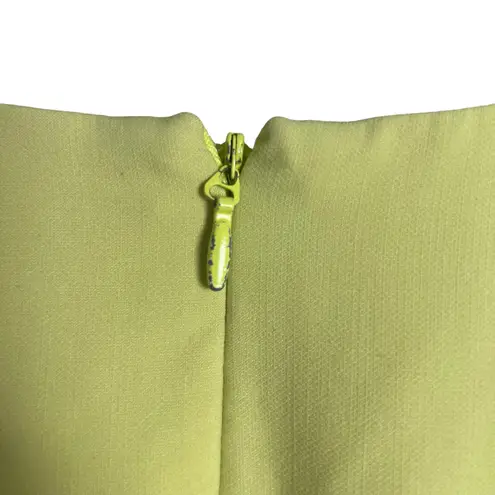 Cinq à Sept Cinq a Sept Alyssa Yellow A-Line Cut Out Short Sleeve Mini Dress Size 4