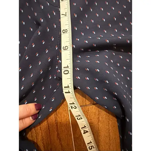 Betabrand navy printed trouser pants size 2x