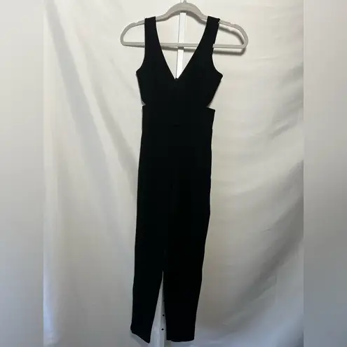 Rolla Coster Black Sleeveless Jumpsuit with V-Neck
