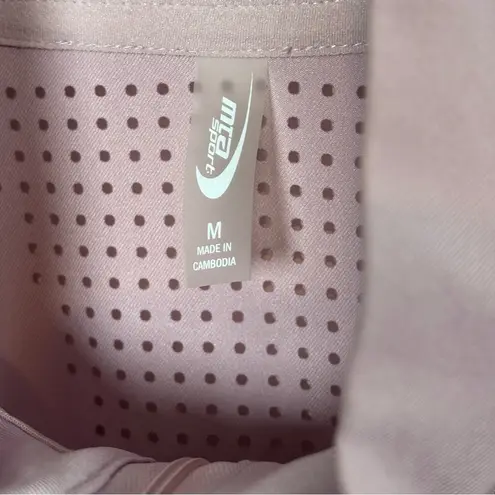 MTA Sport MTA Sports Athetic 1/2 Zip Pullover Jacket Size Medium made in Cambodia Pink