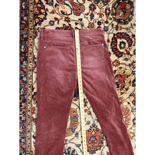 Pilcro by Anthropologie Stretch Corduroy Pants 28 Rose Mauve Slim Boyfriend Crop