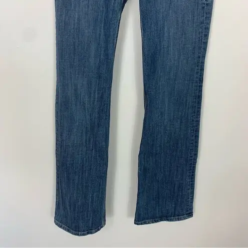 CAbi  Mid Rise Flare Leg Medium Wash Jeans Size 6