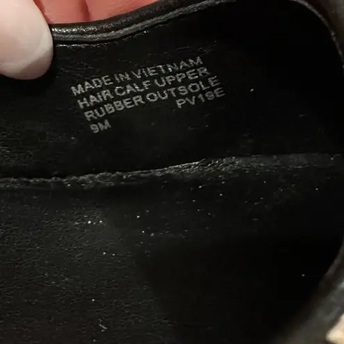 Michael Kors Dorothy Flex Pointed Toe Leopard Print Calf Hair Heels Size 9 Brown