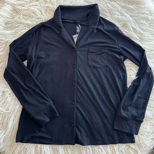 SKIMS Soft Lounge Sleep Top Onyx Size Medium