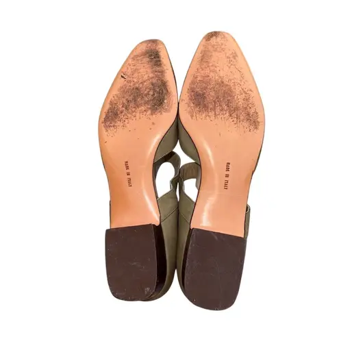 Salvatore Ferragamo Women's Beige Slingback Pumps Size 8 AAAA