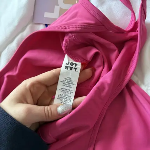 NWT Target JOY LAB HOT Pink Full Body Jumpsuit Jumper Womans Size XS Yoga Gym