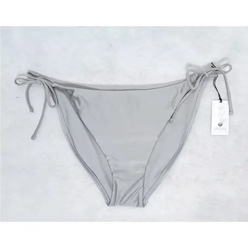Shade & Shore  bikini set Silver Strapless Bikini Top NWT Medium summer beach thumbnail 5