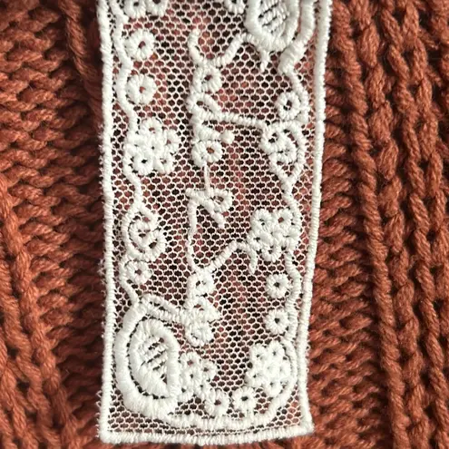 Sophie & Sage Chunky Wide Ribbed 2 Button Crop Cardigan with Wide Collar Size undefined